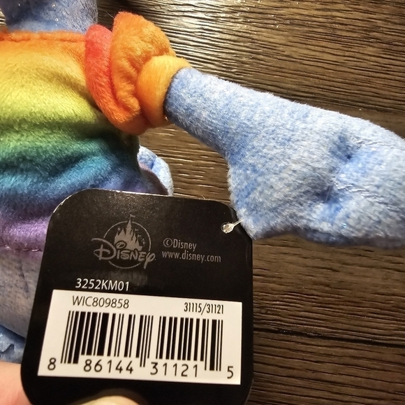 NWT Disney Rainbow Pride Donald and Daisy Duck 2022 Bean Bag Plush LGBTQ - Picture 3 of 5